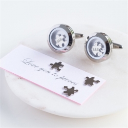 'Love You To Pieces' Cufflinks